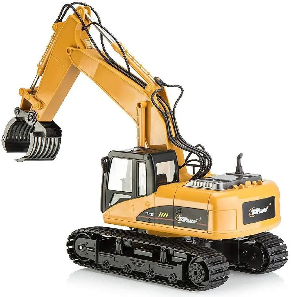Игрушечный экскаватор Huina 1570 1:14 RC 16-канальный автомобиль с дистанционным