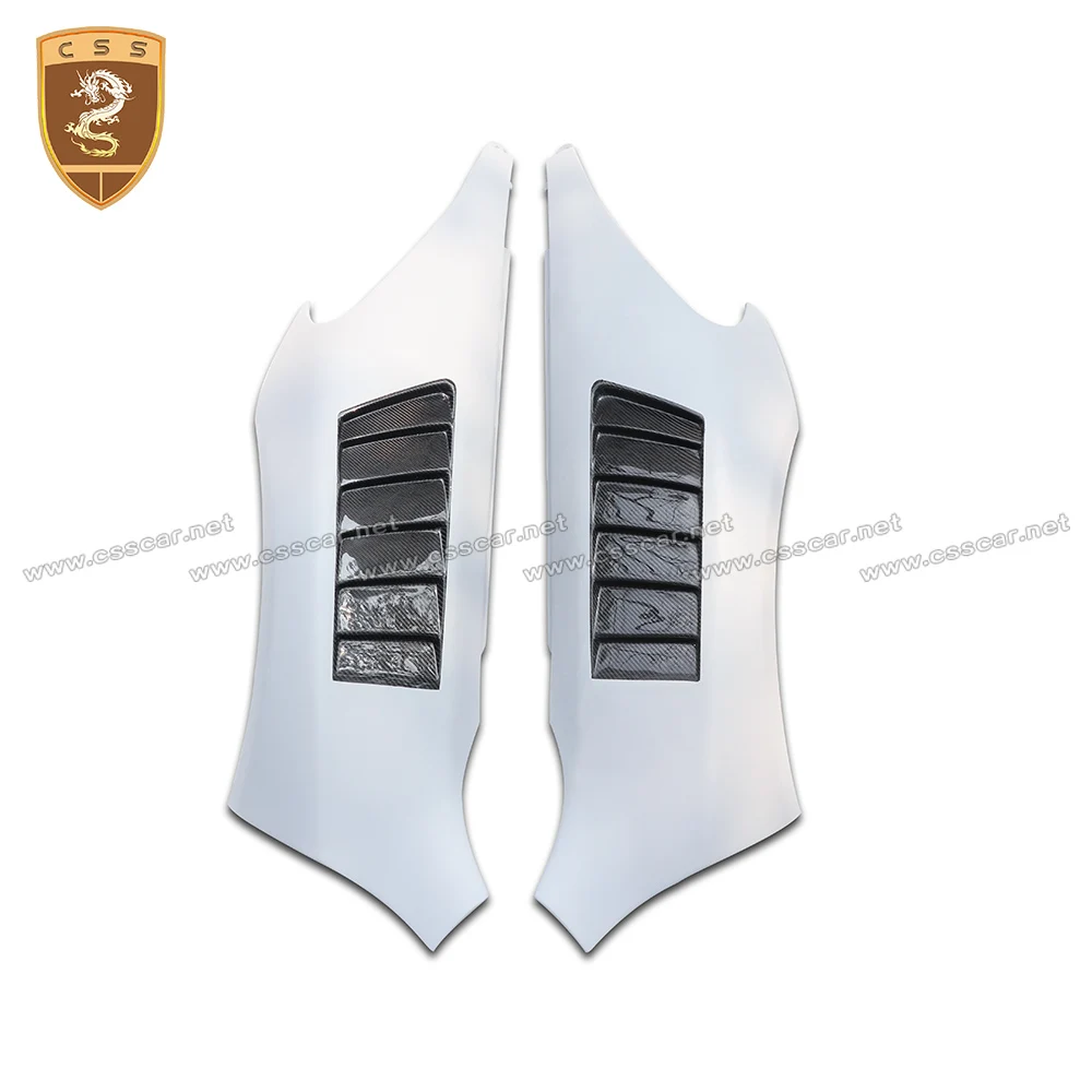 

For Mclaren 14-16 650S Carbon Fiber Front Fender Arch Glossy Finish Wheel Flare MP4 Upgrade 675LT