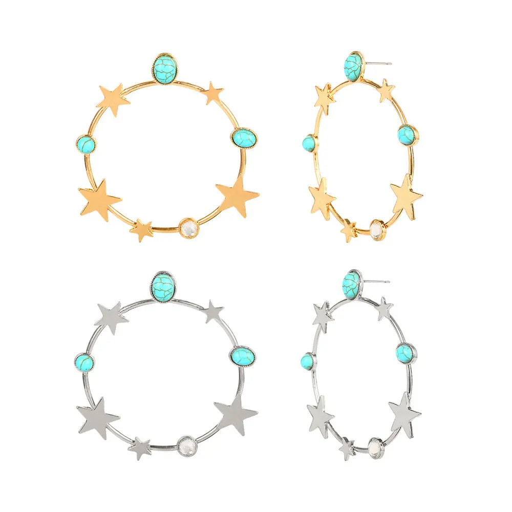 L.Mirror 1 пара женские серьги гвоздики в стиле бохо висячие для свадьбы выпускного