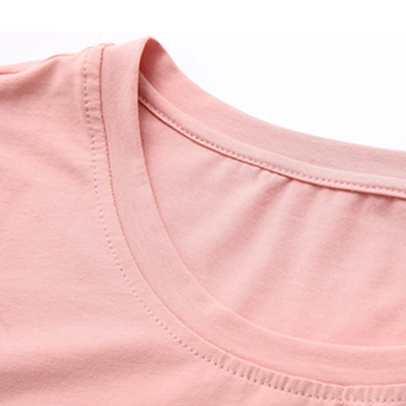 

2019 Women New Spring Summer O-Neck T-Shirts Female Fashion Letter Cartoon Printed Top Lady Casual Loose High Quality Tees JQ617