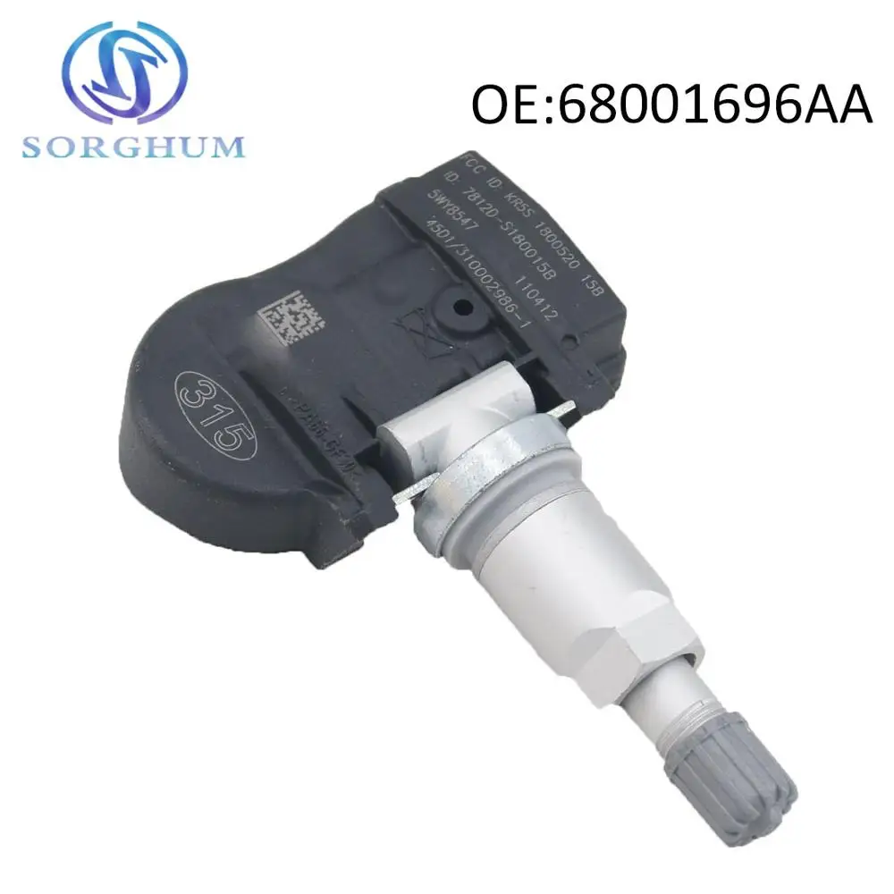 Датчики давления в шинах 68001696AA, подходит для Mopar, для Dodge, для Jeep 68078861AA 56053030AB