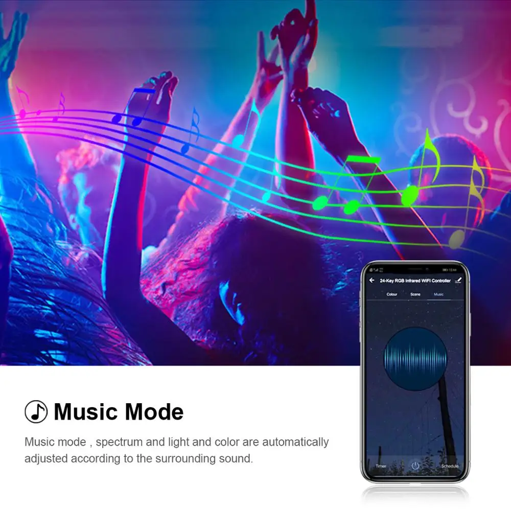 Светодиодная лента Tuya APP Wi Fi 12 В 24 Bluetooth беспроводная умная жизнь RGB/RGBW/RGB + CCT для 5050