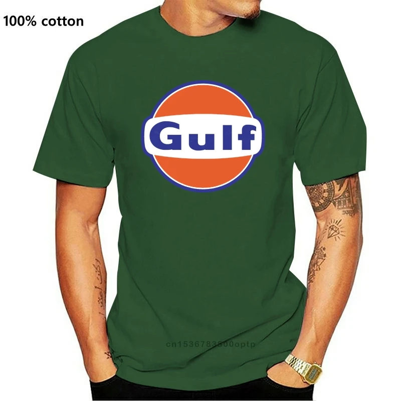 

Gulf Gas Station Automotive Race Petroleum Gas Bar T-shirt(1)