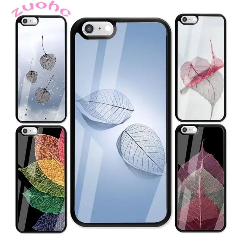 

Leaves Piece Plexiglass Phone Case Back Shell For IPhone 12 11 Pro Max Cases XR XS 7 8 Plus Cover Accessories Carcasa