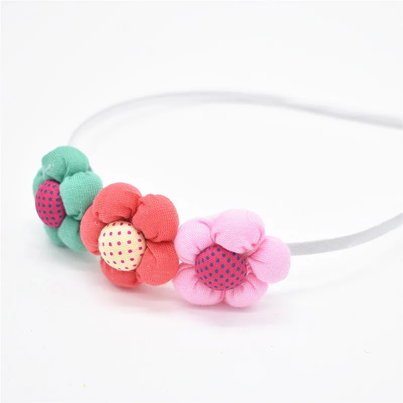 Pearl Flower Hair Accessories flower Hairbands beautiful hoop hair Princess band head of for girls headband | Детская одежда и