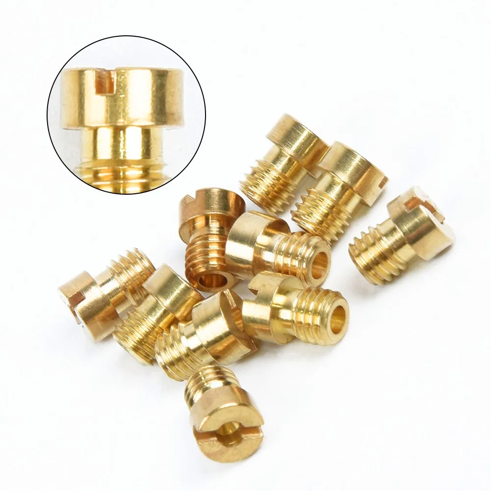 

10PCS #98 Carburettor Main Jets Nozzle Set For Dellorto Carburetor 98 Carb Keihin OKO KOiSO PWK Carburetor Injector Parts