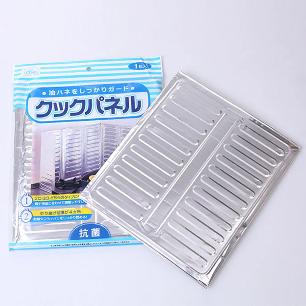 

Kitchen Cooker Plate Deflector Plate Hot Fat Splash Kitchen Gadget Proof Sheet Insulation Cook Baffle Plate Aluminum Insula V2B1