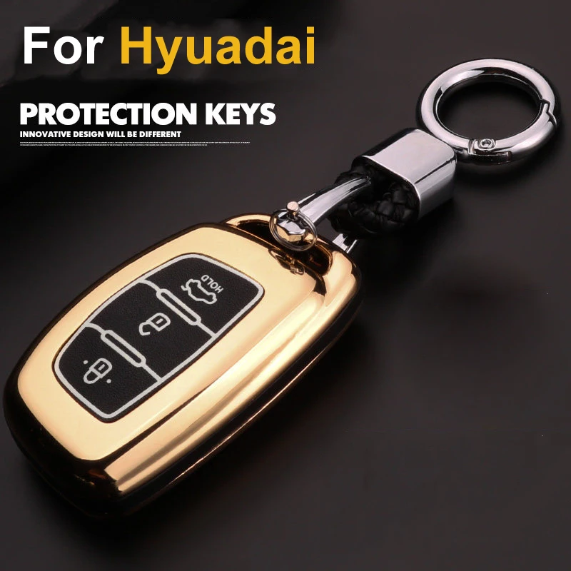 Чехол для автомобильного ключа с подсветкой из цинкового сплава и пультом