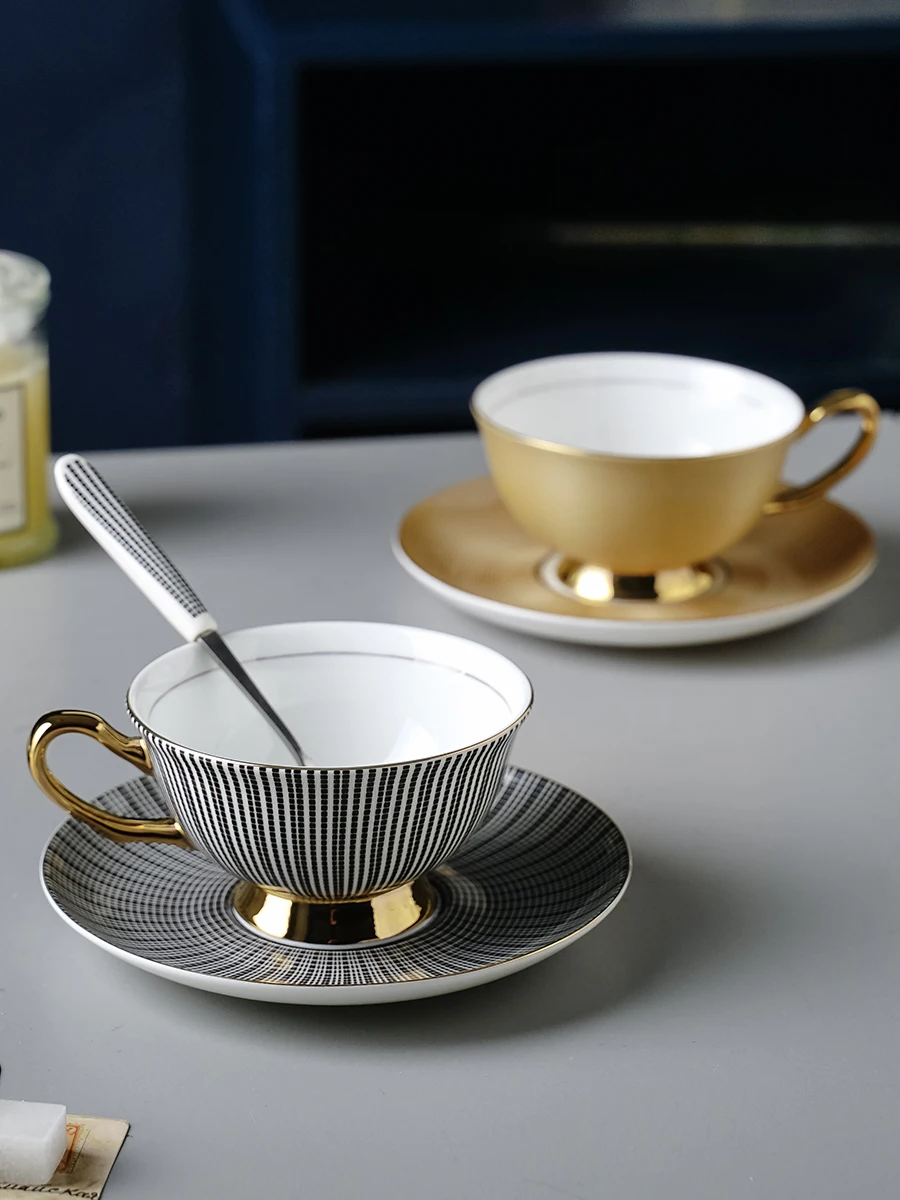 Bone China Creative Coffee Cup Elegant Art Afternoon Tea Mate Milkshake Design Milk Breakfast Canecas Mug Ceram AA50BD |