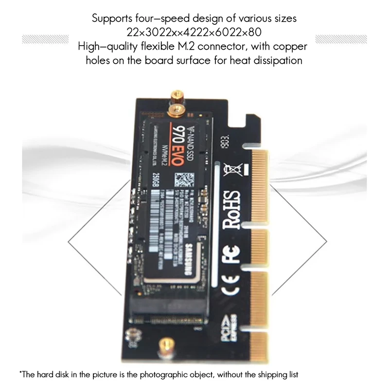 Адаптер NVME M.2 для PCIE3.0X4/X8/X16 SSD карта M2 NGFF | Компьютеры и офис