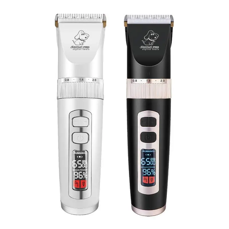Professional Pet Hair Trimmer Electric Rechargeable Cat Dog Clipper Grooming Cutters Powerful Shaver Machine for Animal 110-240V | Дом и сад