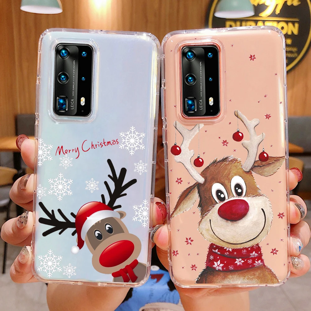 PUNQZY Рождественская елка Счастливого Рождества телефонный чехол для iPhone Samsung A50 A70