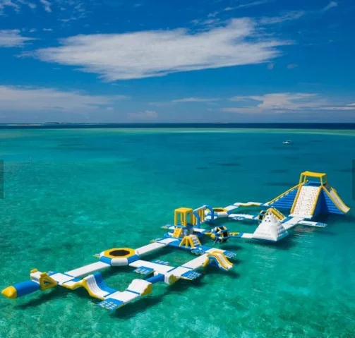 Новейший надувной аквапарк Венгрии/детский для озера|Надувные игрушки| |