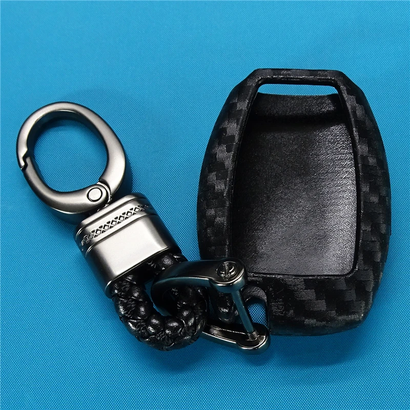 Чехол для автомобильного ключа из углеродного волокна Mercedes Benz BGA AMG W203 W210 W211 W124 W202