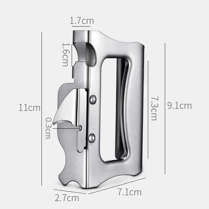 Многофункциональный консервный нож из нержавеющей стали открывалка для пива ручной инструмент удаления