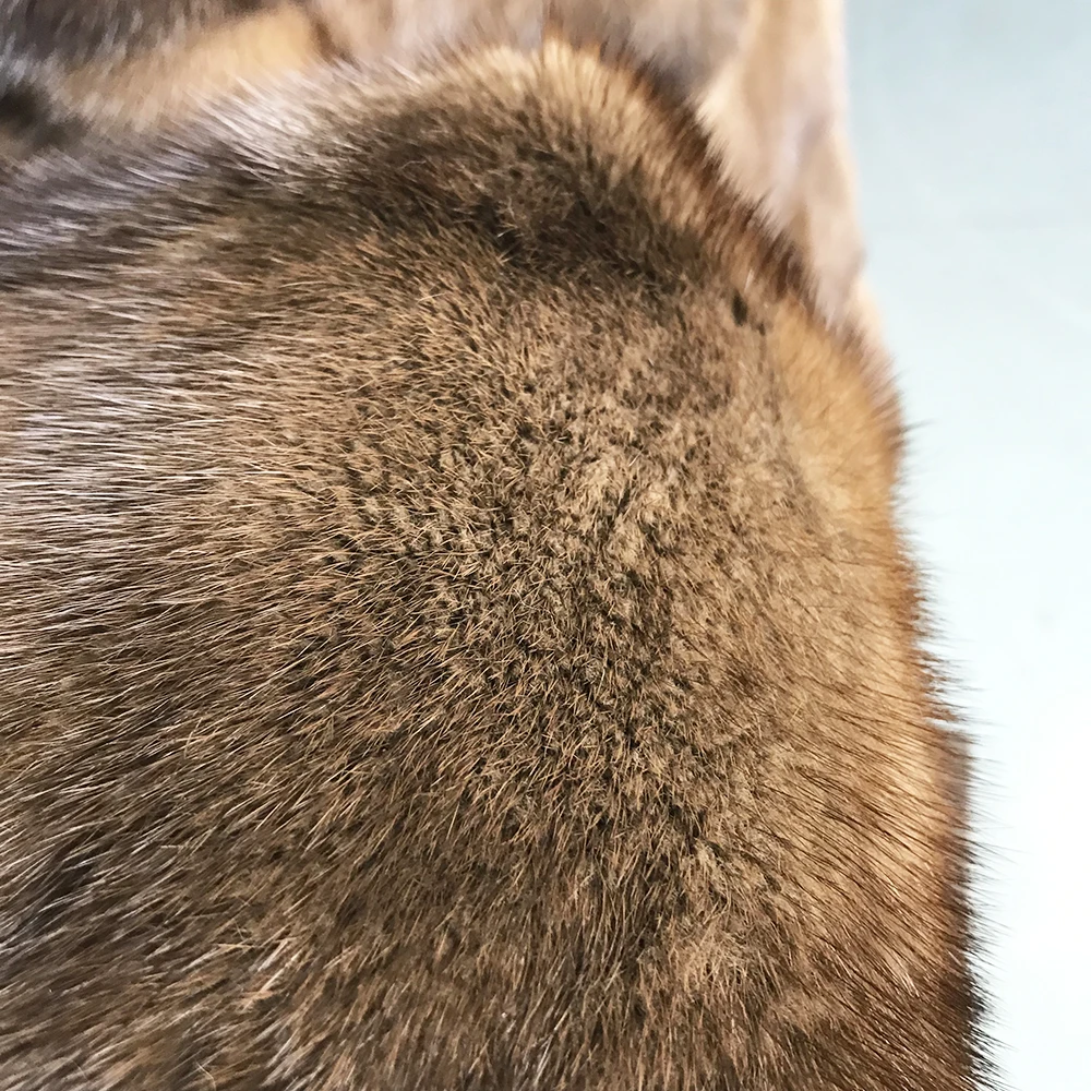 TOPFUR Autumn Real Fur Coat Woman Natural Mink Fur Jacket Woman Fashion Luxuriou Fur Coat Long Mink Fur Outwear Winter Coat Warm