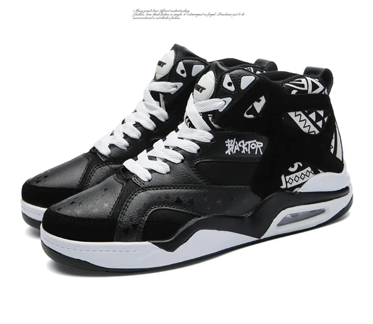 Спортивная мужская обувь большого размера; Новинка года; Мужская Высокая Баскетбольная обувь; повседневная мужская обувь с воздушной подушкой; Уличная Повседневная обувь для мужчин