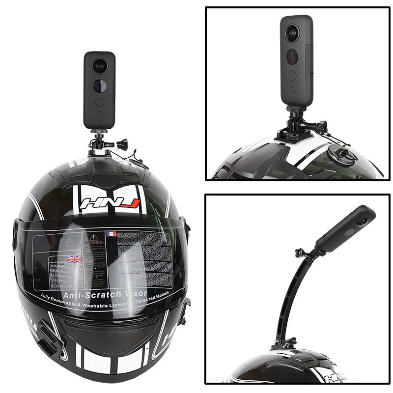 Держатель для мотоциклетного шлема Insta360 One X кронштейн из алюминиевого сплава xiaomi