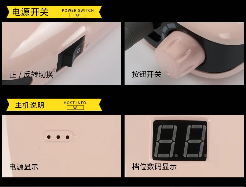 

Manicure Nail Polishing Machine Polishing Exfoliating Portable Rechargeable Nail Grinding Nail Polish Remover 35000 to Us-8002