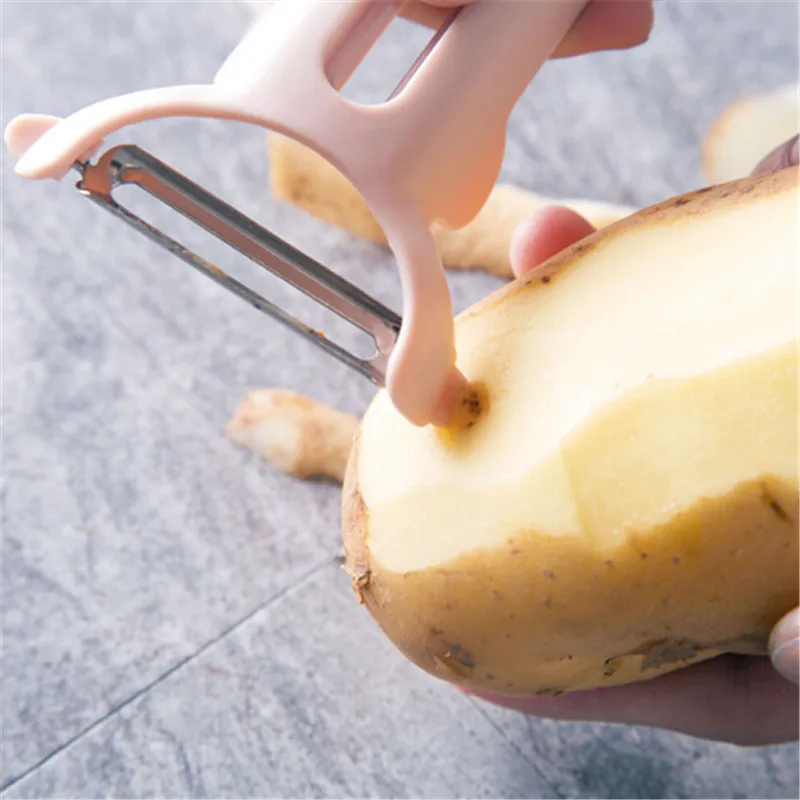 Необычный пластиковый нож для фруктов бытовой прибор пилинга портативные
