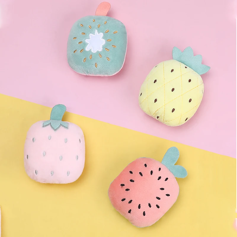 Игрушки для собак щенков Домашних Животных Жевать Игрушка фрукты Форма очистки