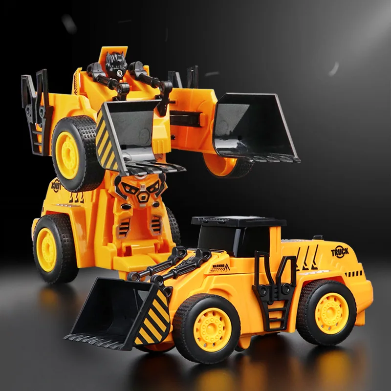 Мальчика деформации вилочный погрузчик Инженерная машина детский игрушечный