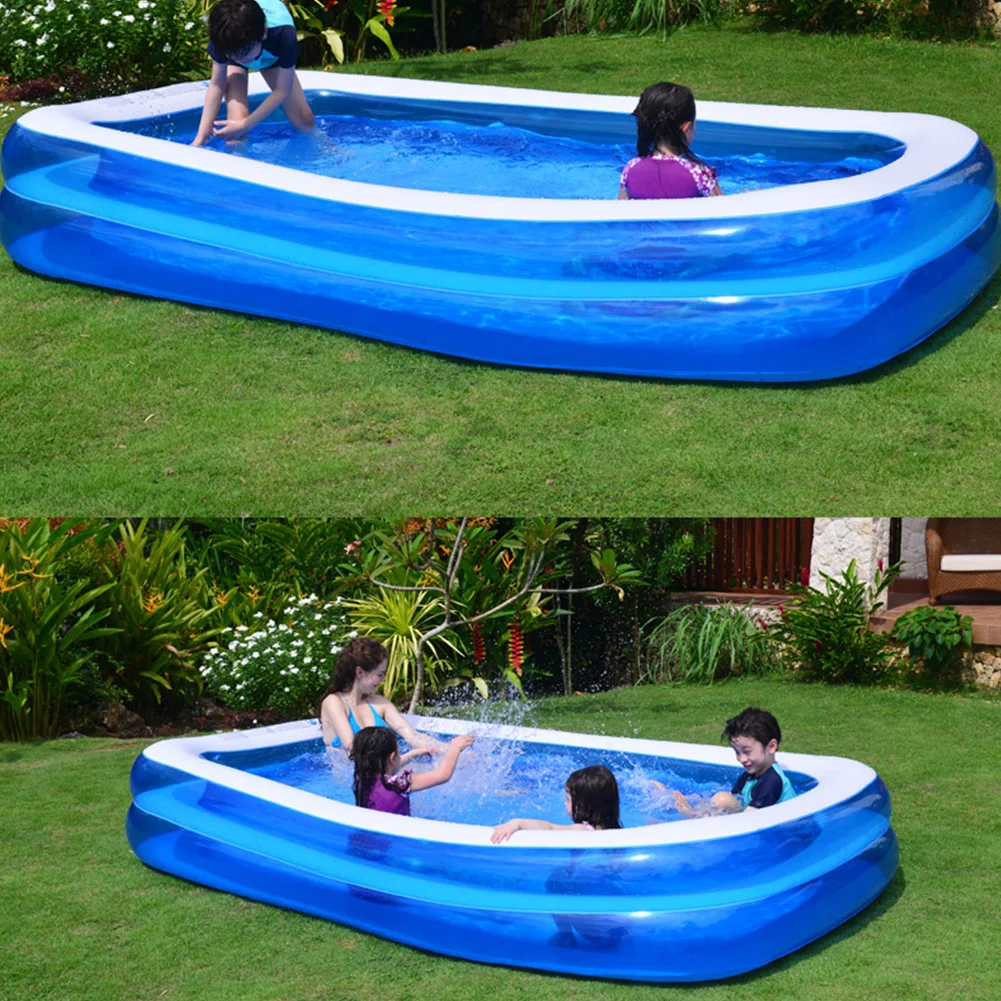 Summer Thickened Inflatable Swimming Pool Family Kids Children Adult Play Bathtub Outdoor Indoor Water Bathing Tub Baby Home | Мать и