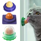 Кошачий сахарный шар, кошачьи снэки, конфеты, лизание, твердое питание, кошачьи лакомства, энергетический шар, игрушка с магнитной присоской для кошек