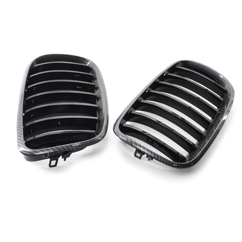 Car ABS Front Hood Sport Bumper Kidney Grille Pair For-BMW E70 X5 E71 X6 2007- 2013 | Автомобили и мотоциклы