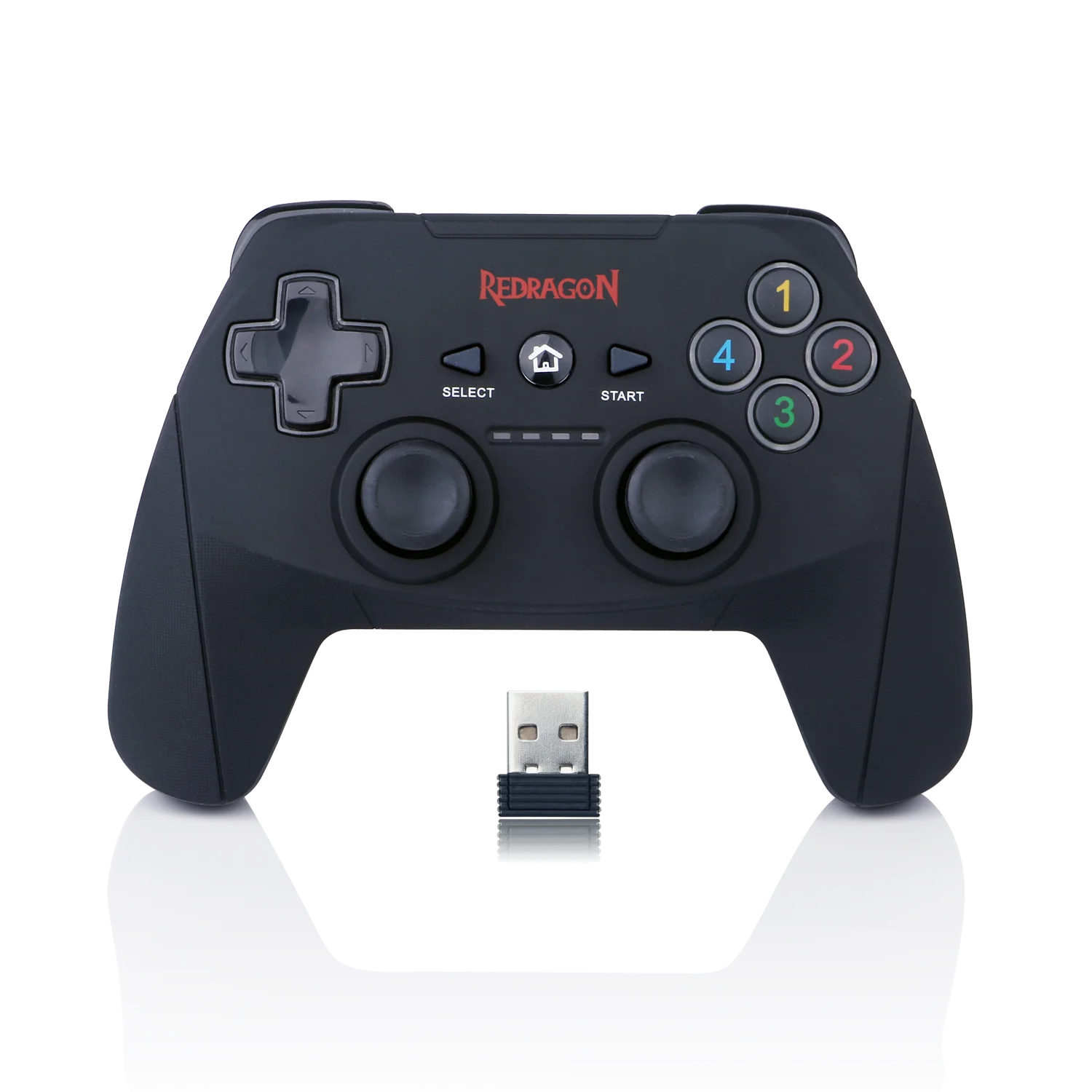 

Redragon G808 Gamepad, PC Game Controller, Joystick with Dual Vibration, Harrow, for Windows PC,PS3,Playstation,Android,Xbox 360