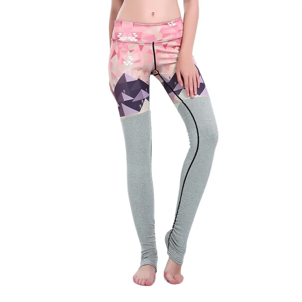 Горячая Новинка Хэллоуин Красный Цветочный Череп сплетенные Йога спортивные