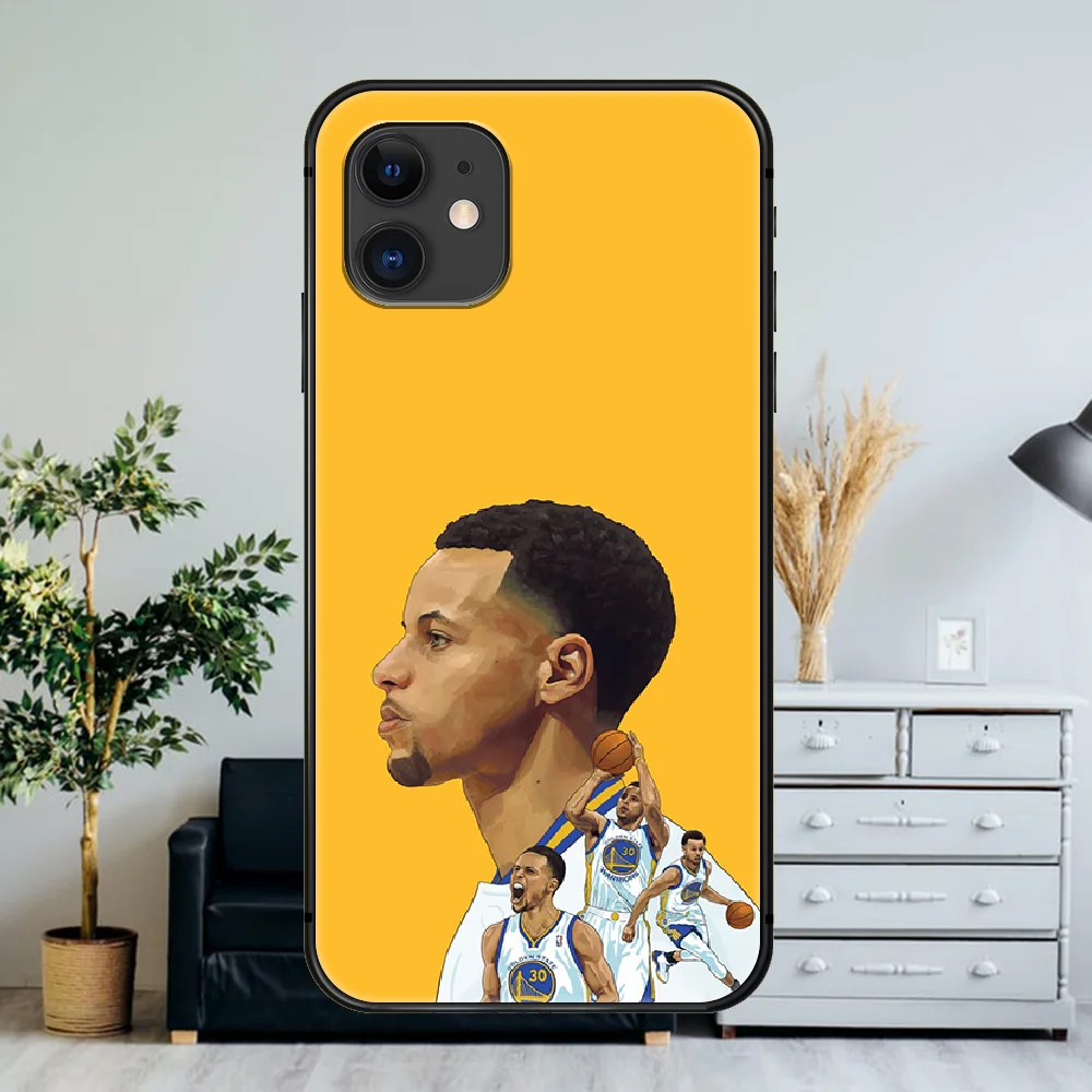 

Stephen Curry Basketball Star Phone Case For iPhone 4 4s 5 5S SE 5C 6 6S 7 8 Plus X XS XR 11 12 Mini Pro Max 2020 black Etui