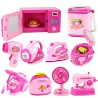 mini size household appliances kitchen toys children pretend play kitchen accessories toy toaster cooker toys for girls