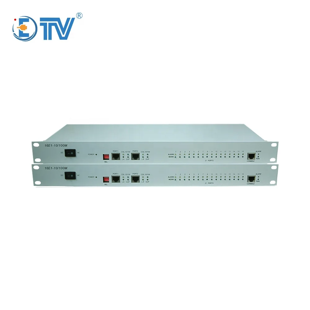 

China ETV Framed 16E1 to Ethernet Protocol Converter/16E1 Protocol Converter