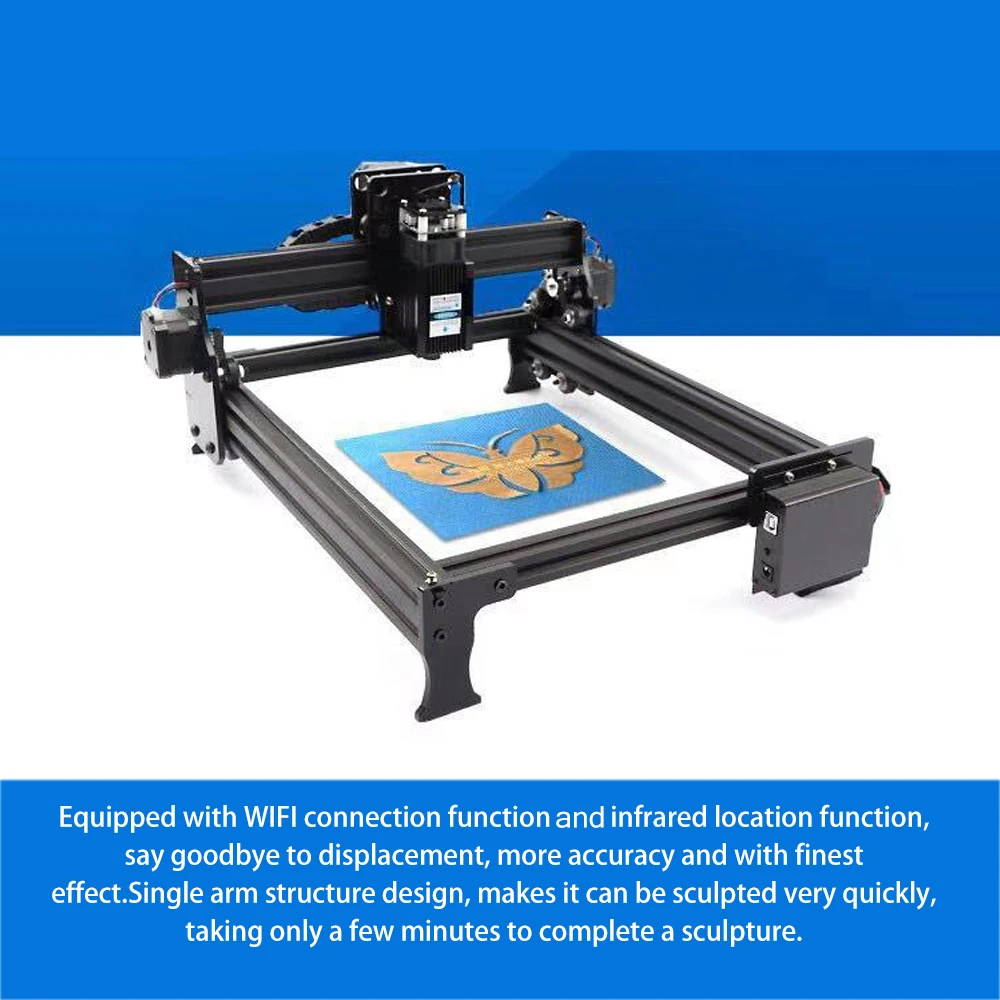 7 Вт/20 Вт ЧПУ лазерный гравер Портативный гравировальный станок для резьбы Мини DIY