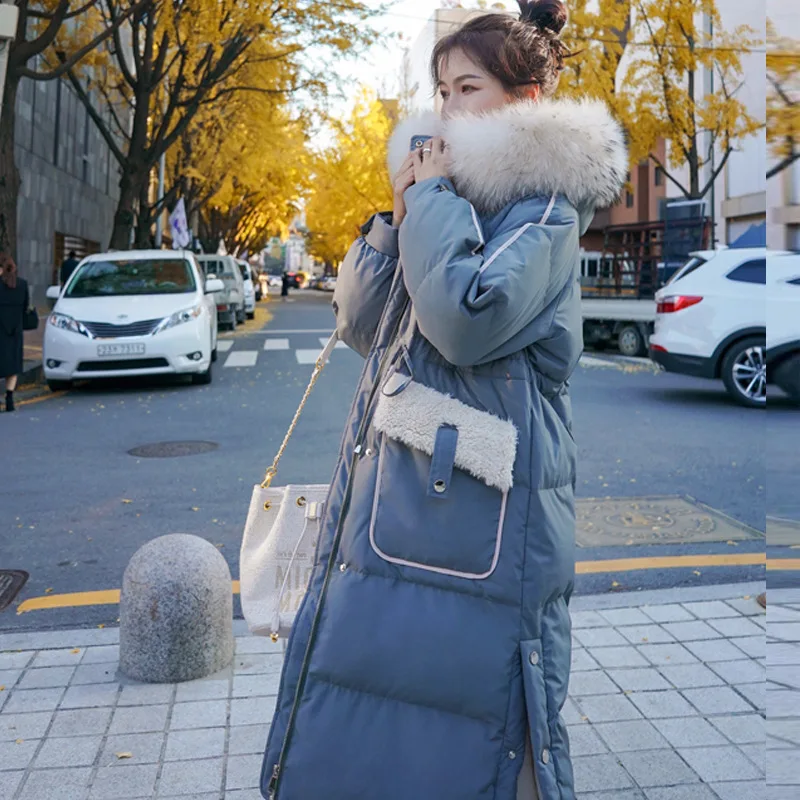 

cotton-padded jacket women's winter 2020 Korean version of loose Mori new tide ins long over the knee thick cotton-padded jacket