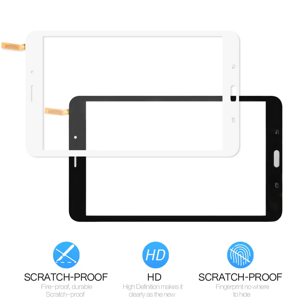 SRJTEK сенсорный экран сенсорная панель с цифровым преобразователем для Samsung Galaxy Tab 4