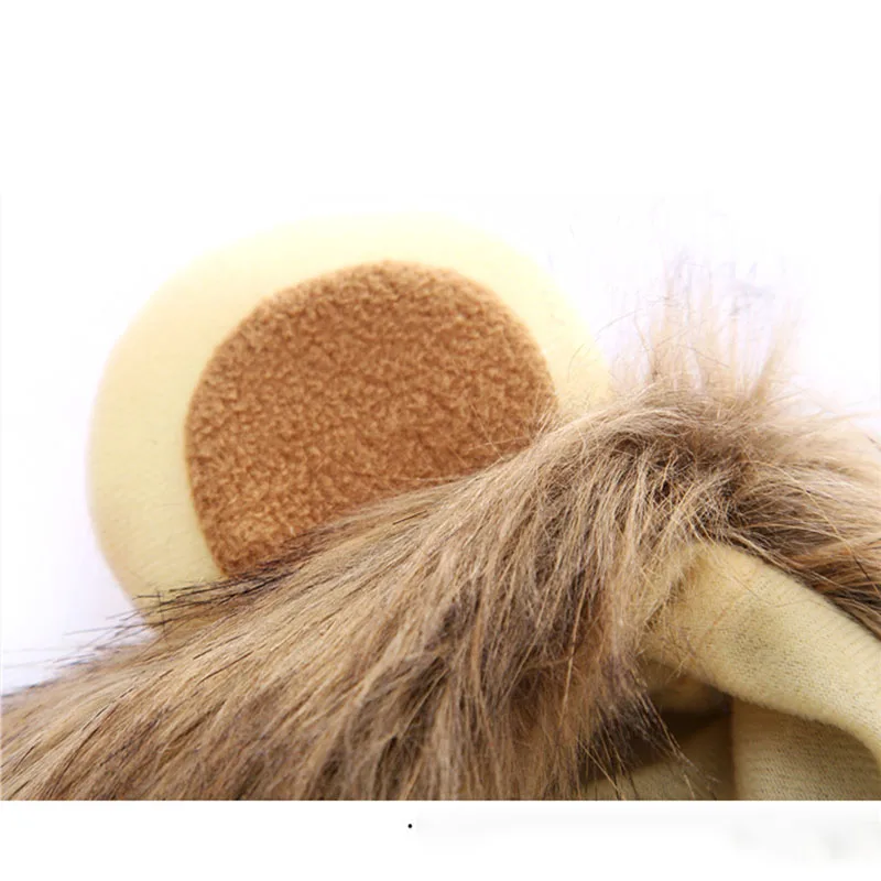 

Cute Pet Cat Cosplay Clothes Dog Wig Headgear Supplies Lion Head Funny Hat Doggy Accessories Chien Kitten Puppy Party Costumes