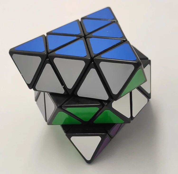 Lanlan Octahedron Black Cubo Magico Twist Puzzle развивающая игрушка идея подарка Прямая поставка|lanlan