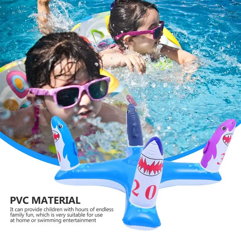 

1 Set Inflatable Pool Ring Toss Toy Pool Game Toy Throwing Ring Toss Game Toy