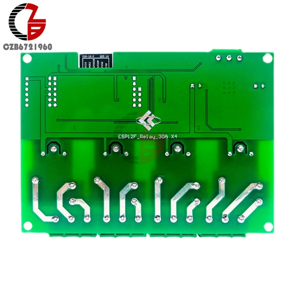 ESP8266 WIFI 1/2/4 CH Канал 30A релейный модуль DC 12V 24V ESP-12F плата разработки 7V-28V 5V для