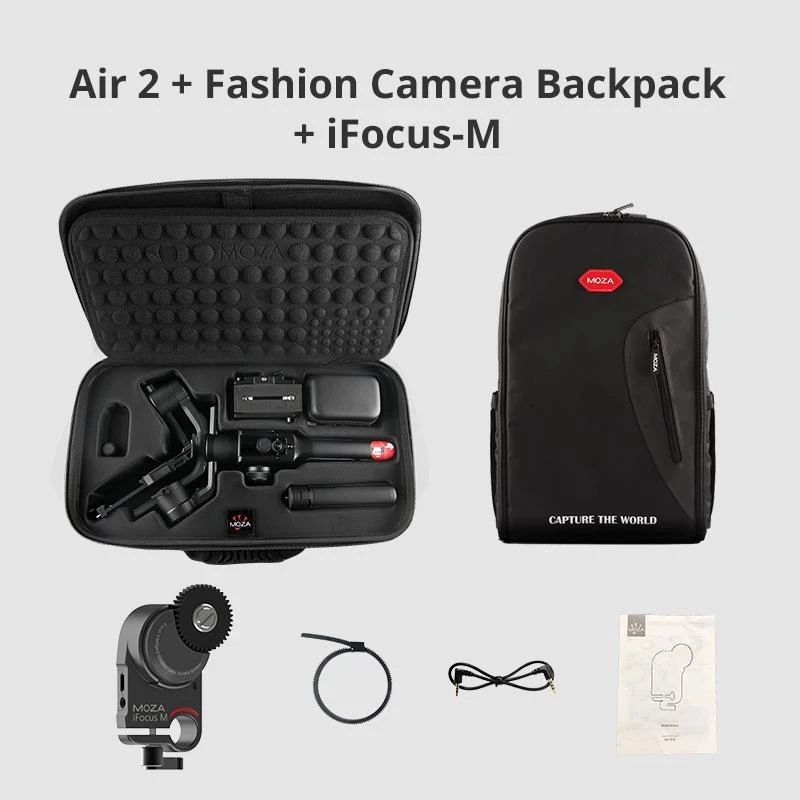 air2 ifocusm fashsi Moza Air 2 3-Axis Камера стабилизатор для беззеркальная камера DSLR Canon 5D2/3/4 сервопривода для непрерывного изменения фокусировки камеры AIR2 vs Feiyu AK4000 DJI Ronin S - Цвет: air2 ifocusm fashsi