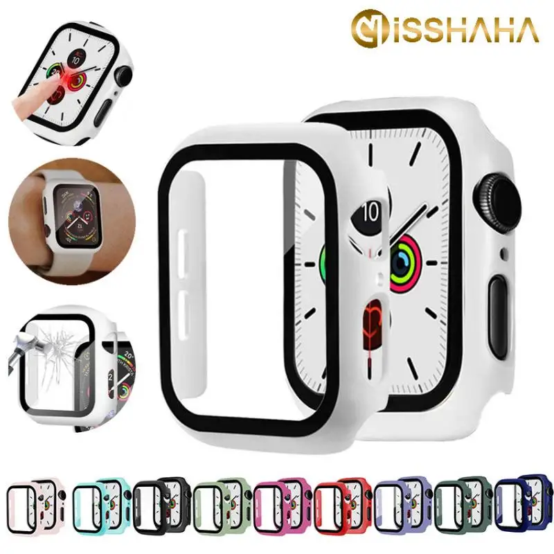 Чехол для часов Apple Watch Series 5 4 3 2 1 40 44 42 38 мм защитный чехол из поликарбоната со