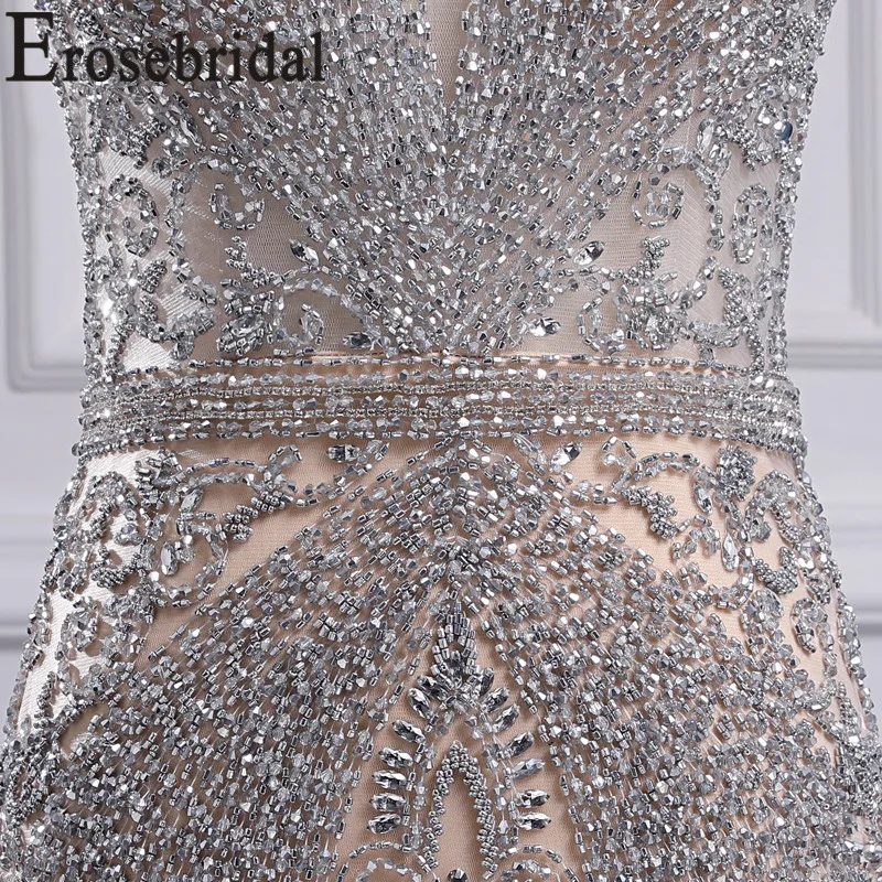 Erosebridal, короткий рукав, Русалка, вечернее платье с бюстгальтером, элегантное, на молнии, сзади, длинное, официальное, женское, вечернее платье, платье для вечеринки
