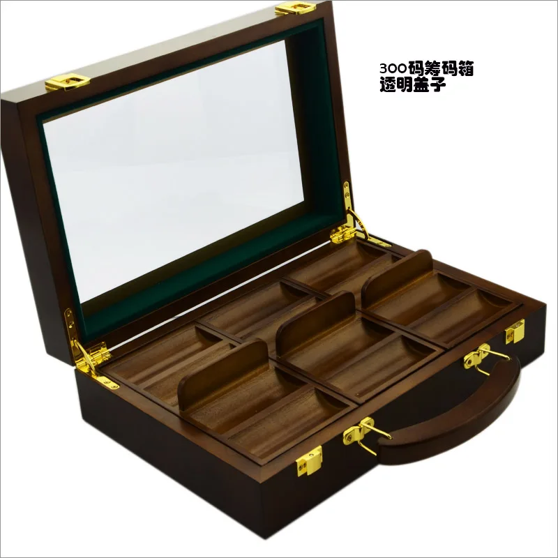 Чехол с деревянным покерным чипом чехол дубовой отделкой и съемными