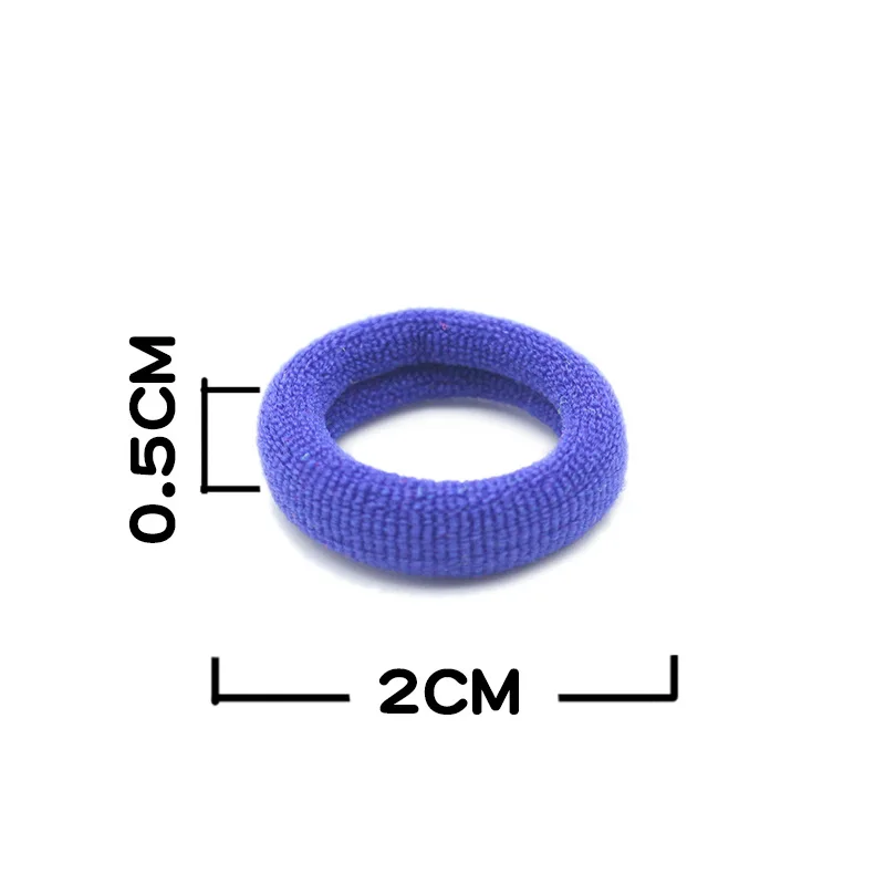 100 шт./пакет для женщин и девочек высокая резинка волос обтянутая тканью