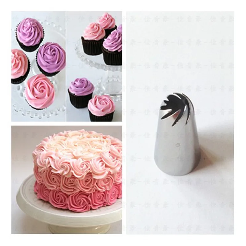 1 шт. Нержавеющая сталь глазури трубопроводов сопла насадки для украшения тортов