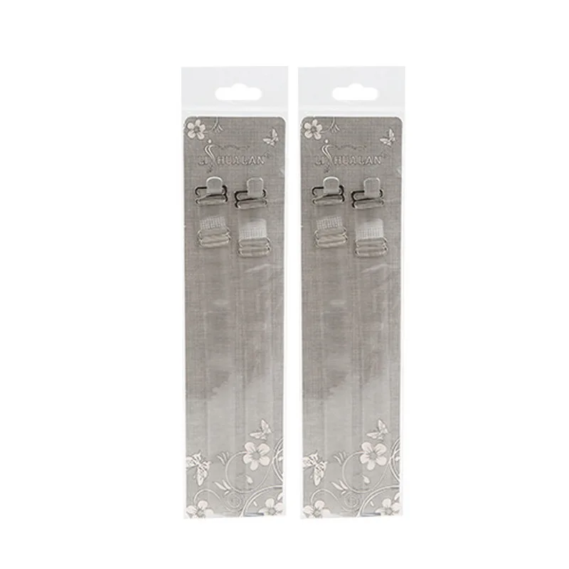 

Women Silicone Non Slip Bra Straps 1Pair 2 Pair 1cm Wide Clear Transparent Invisible Adjustable Shoulder Bra Straps