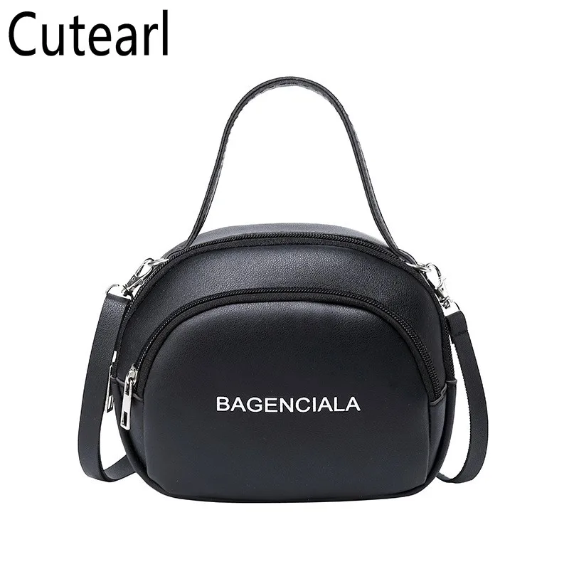 

Женская Повседневная сумка-мессенджер с надписью, модная простая сумка на плечо с двойной молнией, модная однотонная дамская сумочка для те...