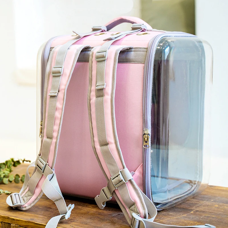 

Portable Pet Dog Carrier Backpack Breathable Dog Travel Outdoor Shoulder Bag For Small Pets Packaging Carrying Pet Supplies